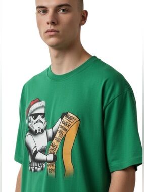 NWT Men’s Star Wars‎ Stormtrooper Christmas List T-Shirt